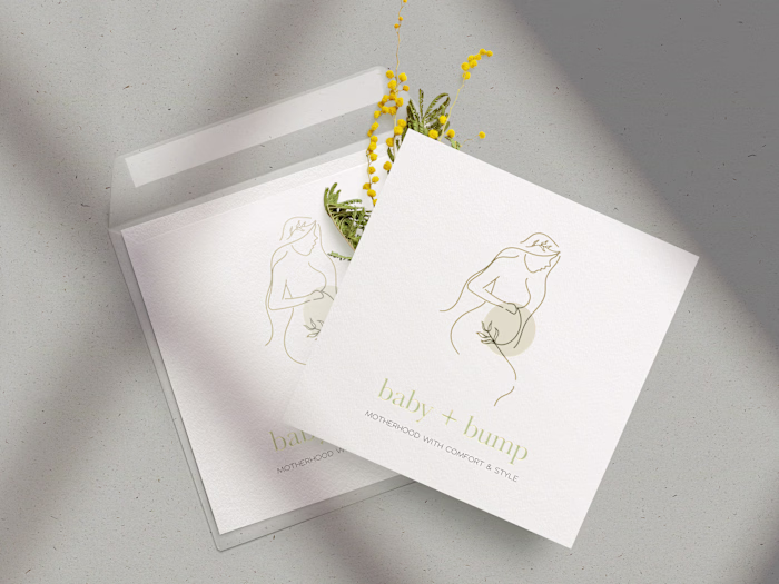 Baby + Bump logo design