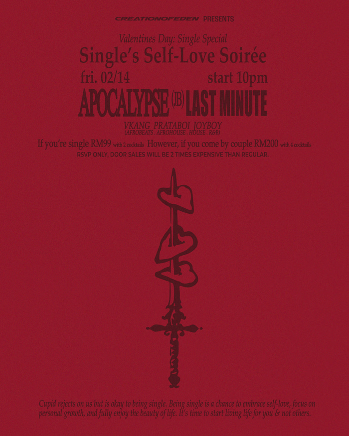 Poster design for a fine