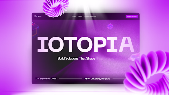 For IoTopia 2025, we built