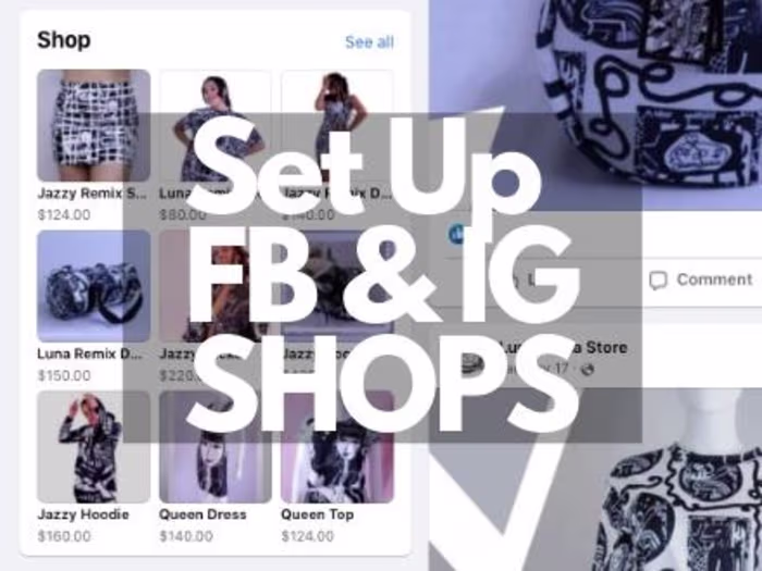 Set up FB or IG Shop