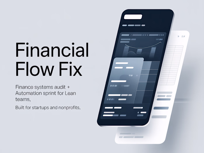 Financial Flow Fix: Streamline Your Financial Systems