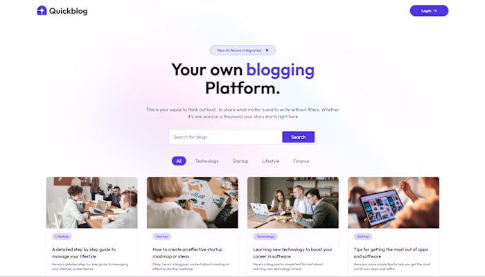 QuickBlog AI  Automated Content