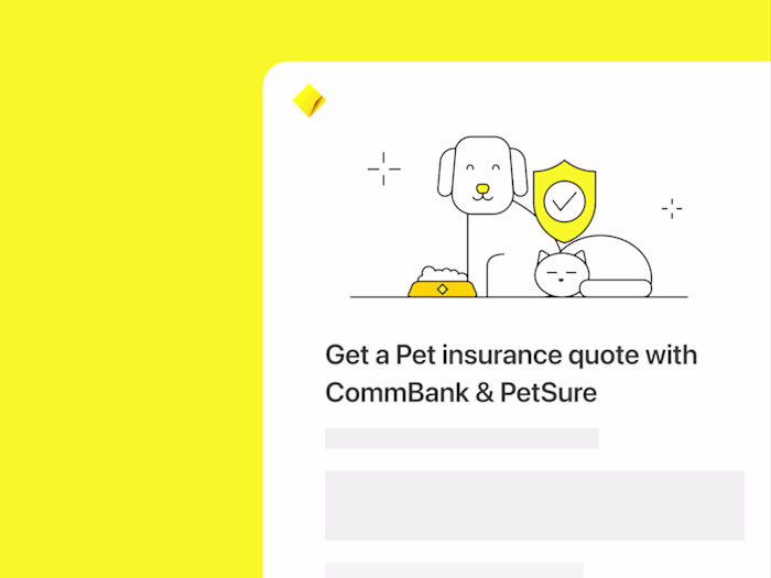 Pet Insurance application - CommBank