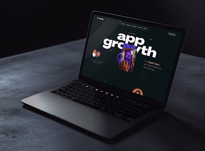 Vault Apps - Mobile App Agency Website Buildout in Webflow