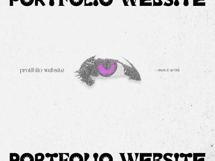 Sketching a Creative Journey: A Portfolio Website for a Talent
