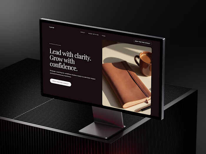 This project is a custom Squarespace website designed for a ...