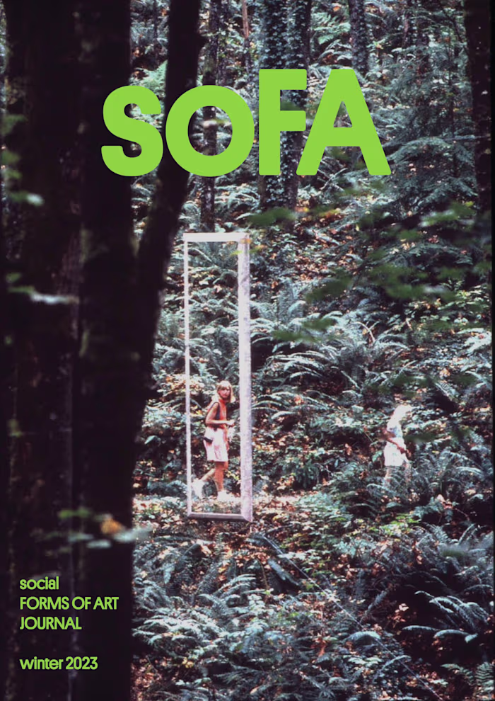 The Social Forms of Art (soFA) Journal