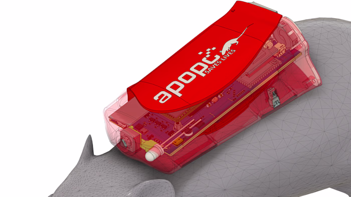 APOPO Rescue Rat Backpack Design