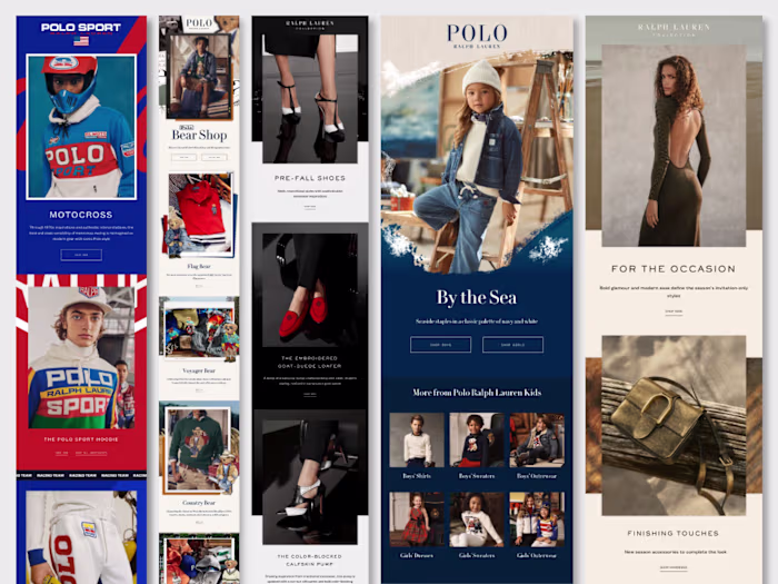 Email Design for Ralph Lauren