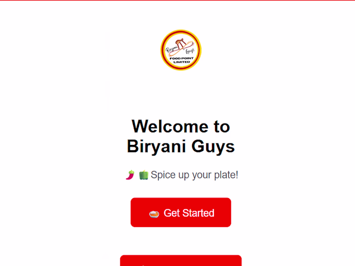 Biryani Guys Order & Tracker System