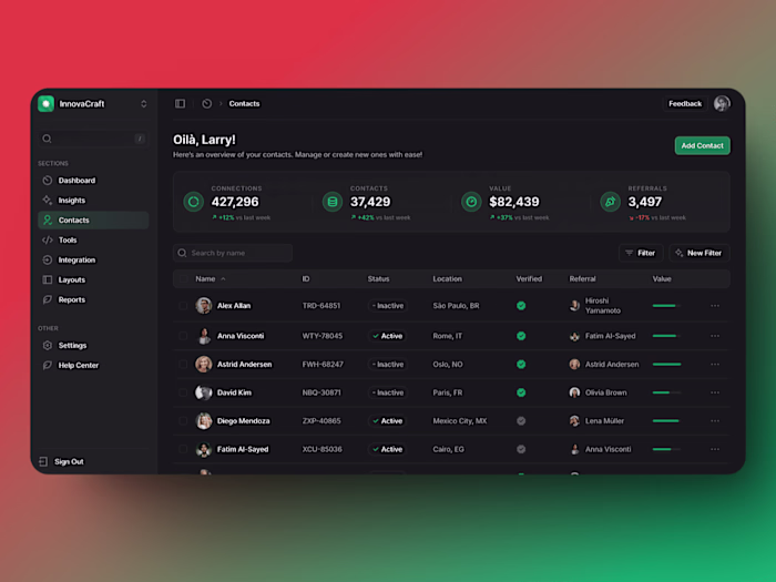 Referral Earnings Manager using Next JS