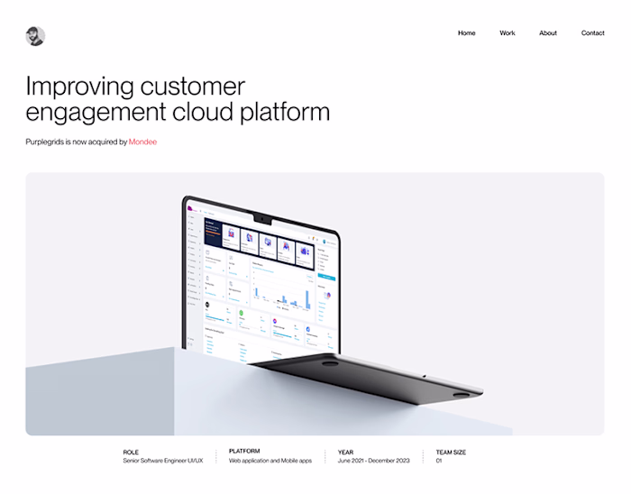 Customer engagement platform :: Behance