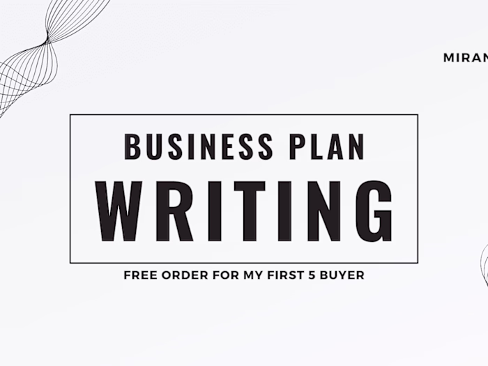 Business plan writer