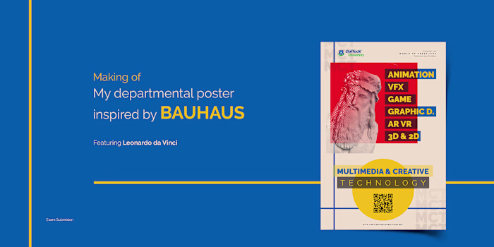A Poster inspired by Bauhaus
