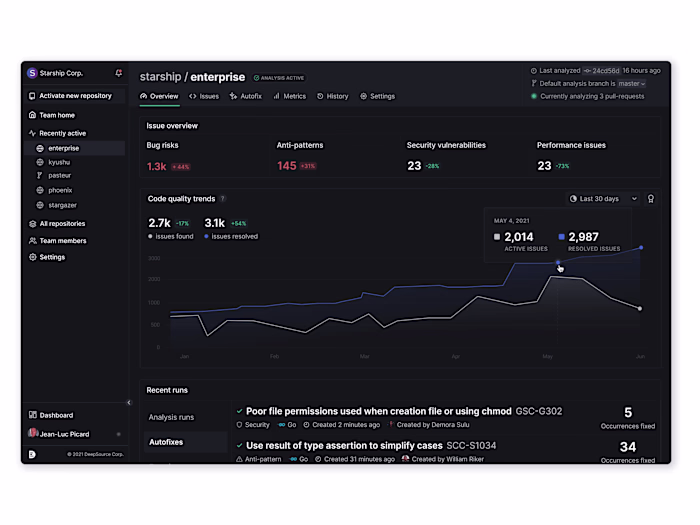 Static analysis platform redesign and rebrand