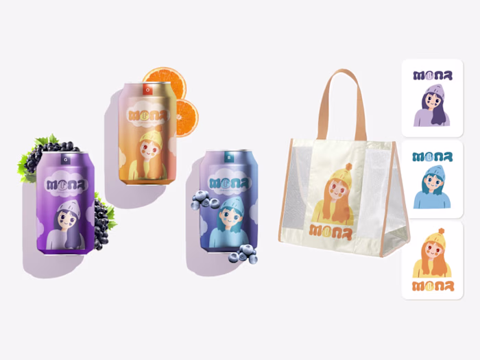 Mascot logo and Packaging for a Local Startup Company