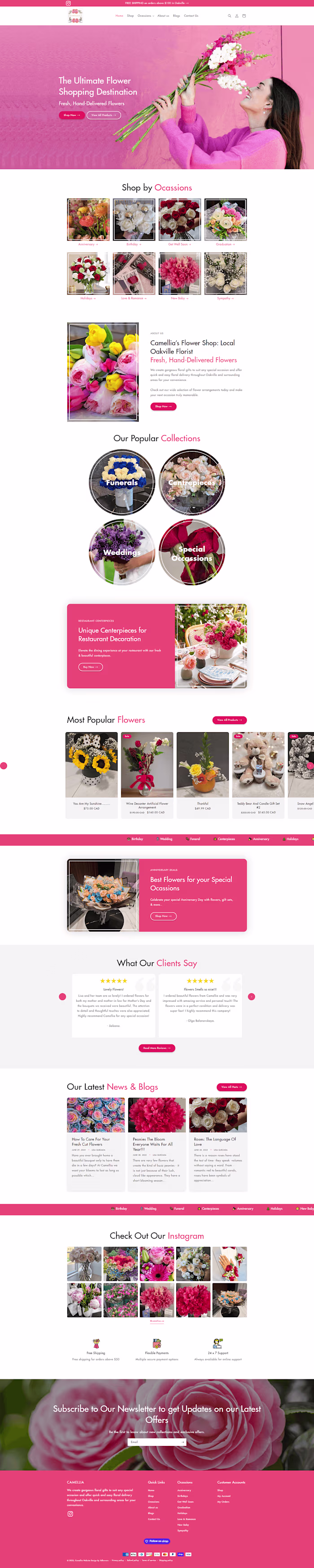 I recently met a remarkable woman, running a flower shop fro...