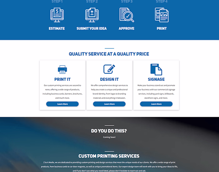Z to A Media Web Development