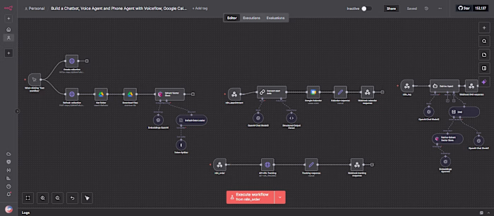 AI Chatbot /Voice Agent / Automation System Built with: Voic...