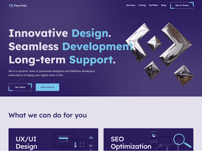 Flow Pals Agency Website