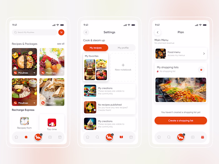 Here is my Food Recipe Mobile App | UI/UX Design Redesign Fe...