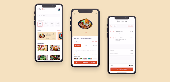 Food Mobile Application