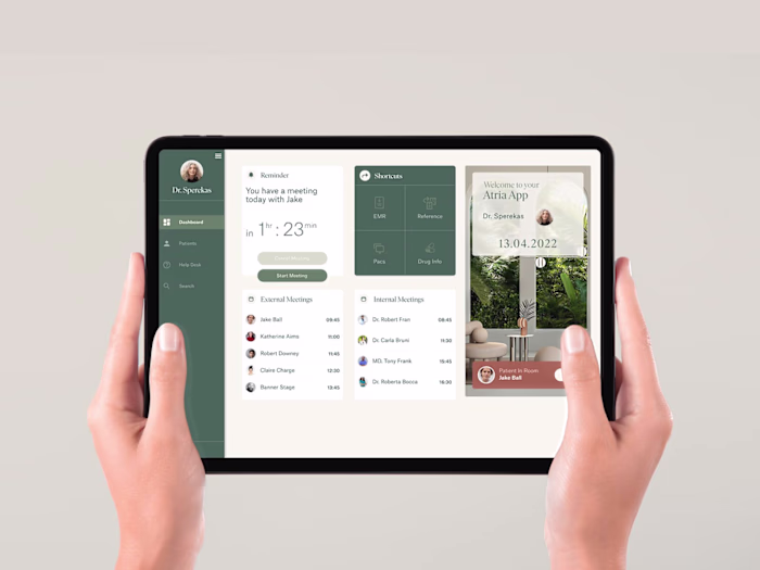 Atria Health . Clinician and Patient Apps