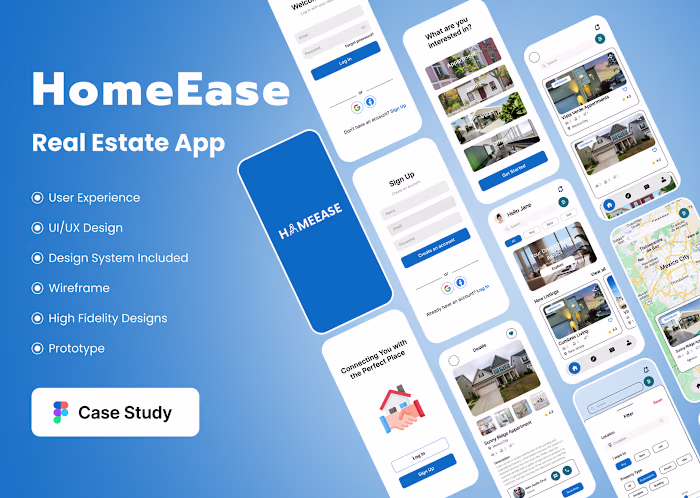 Real Estate App UI Case Study 