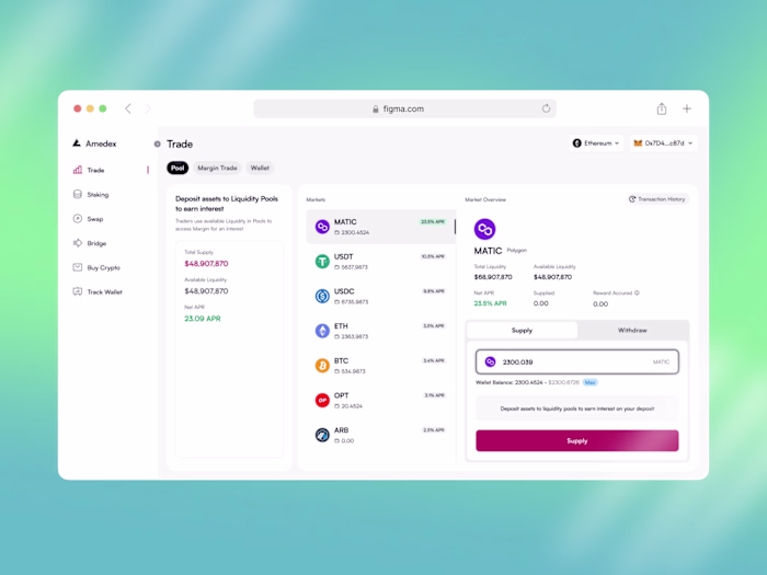 Amedex (UI/UX Design)