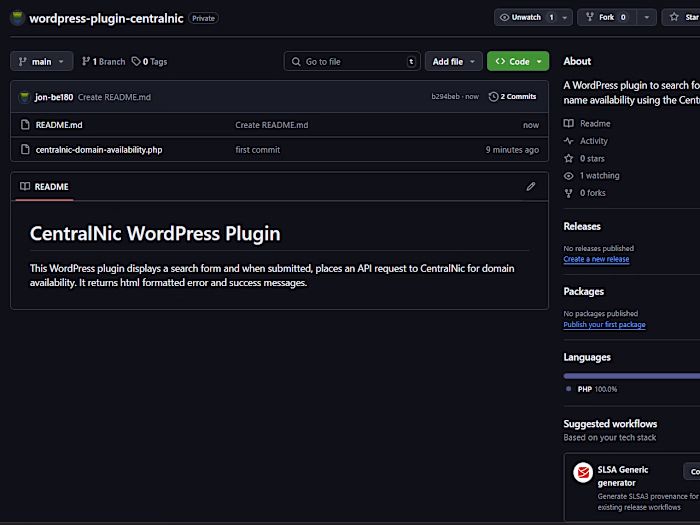 WordPress Search Plugin for Domain Availability