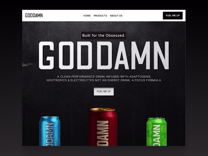 GODDAMN Website Design and Development