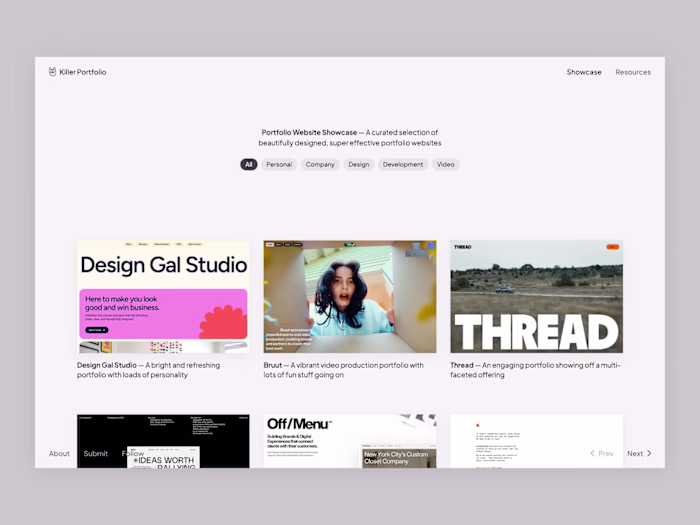 Killer Portfolio