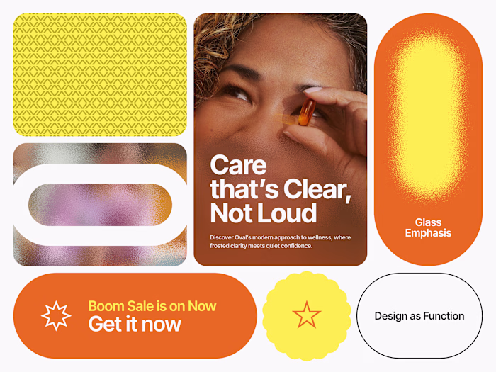 Oval’s color, pattern, and icon system designed for clarity ...