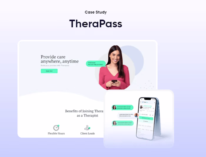 TheraPass App Design, Branding & Strategy
