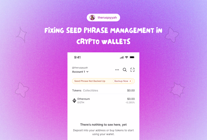 Non-Custodial Wallet Onboarding Redesign