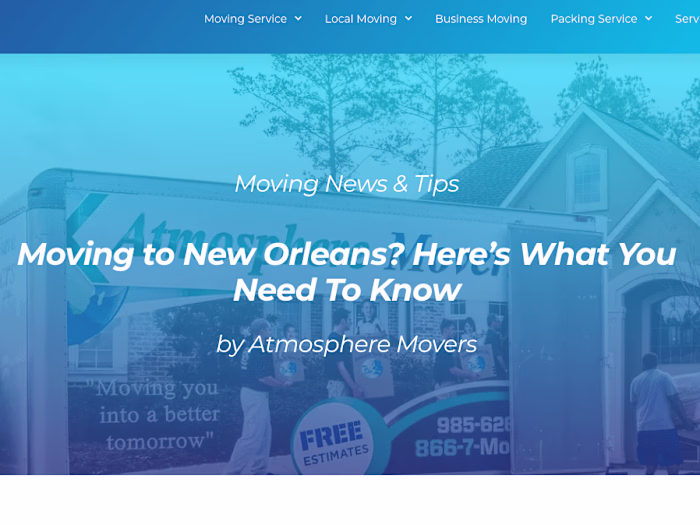 Atmosphere Movers | Client Blogs