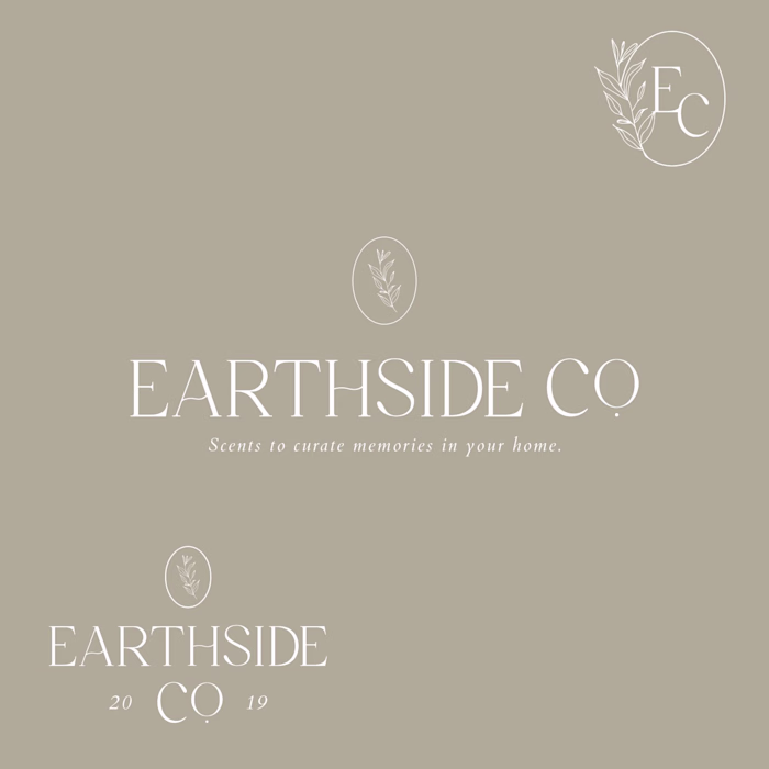 Earthside Candle Co. | Brand Identity Design