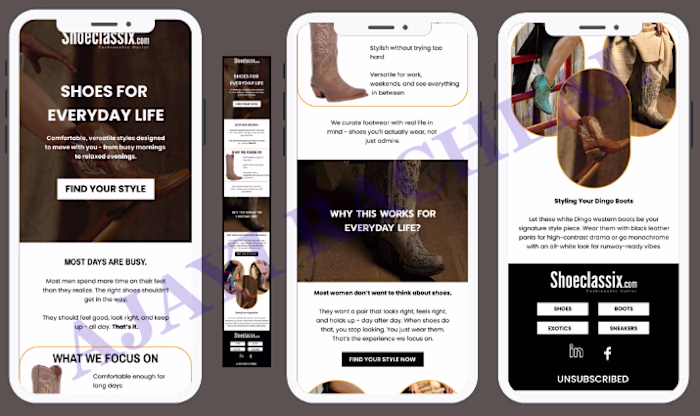 Maverick Collection Email Launch Campaign