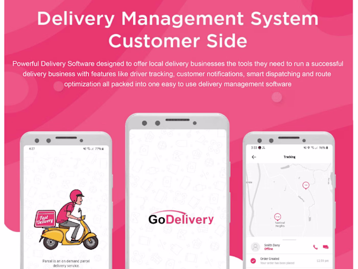 GoDelivery | Customer and DeliveryBoy App