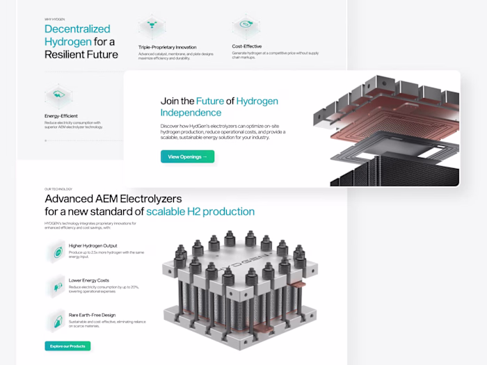 Hydgen Website Design and Development 