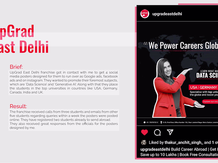 UpGrad- Social Media Posts Design on Behance