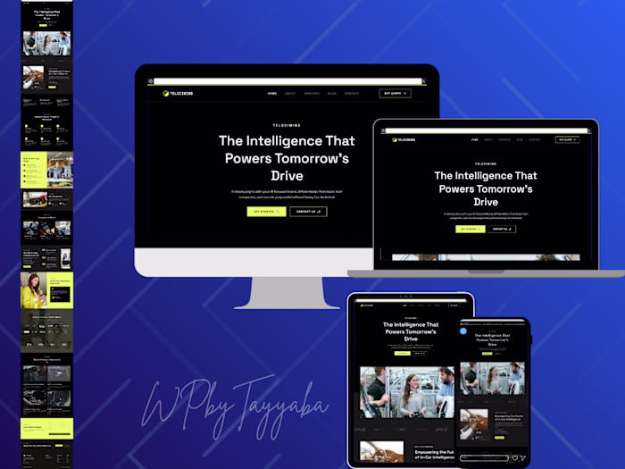 Automotive AI Solutions Website