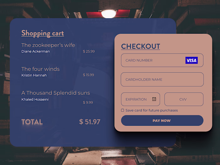 Checkout page design