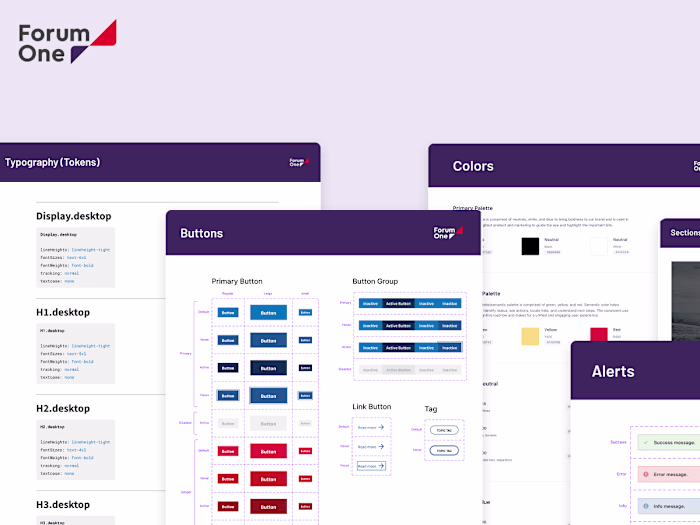 Forum One Design System Template