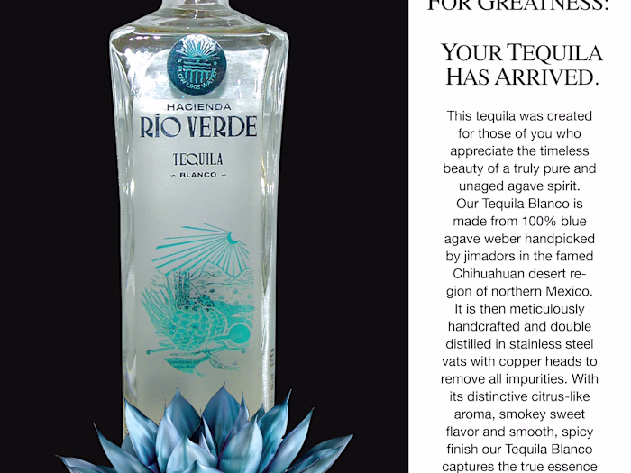 Hacienda Rio Verde Tequila Ad