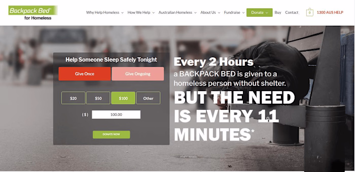 Backpack Bed | Web Development | Web Design | Logo Design 