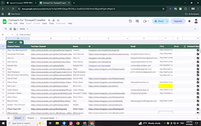 👉 YouTube Lead Research &