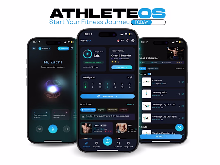 Development of AthleteOS AI Fitness Platform