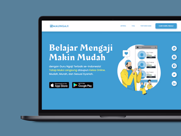 Maungaji Web Redesign
