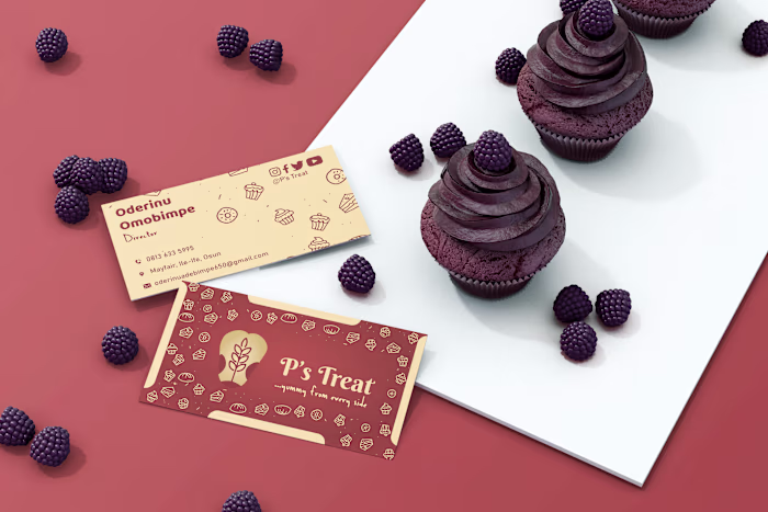 Brand Identity For a Pastry Brand | P's Treat 🥮